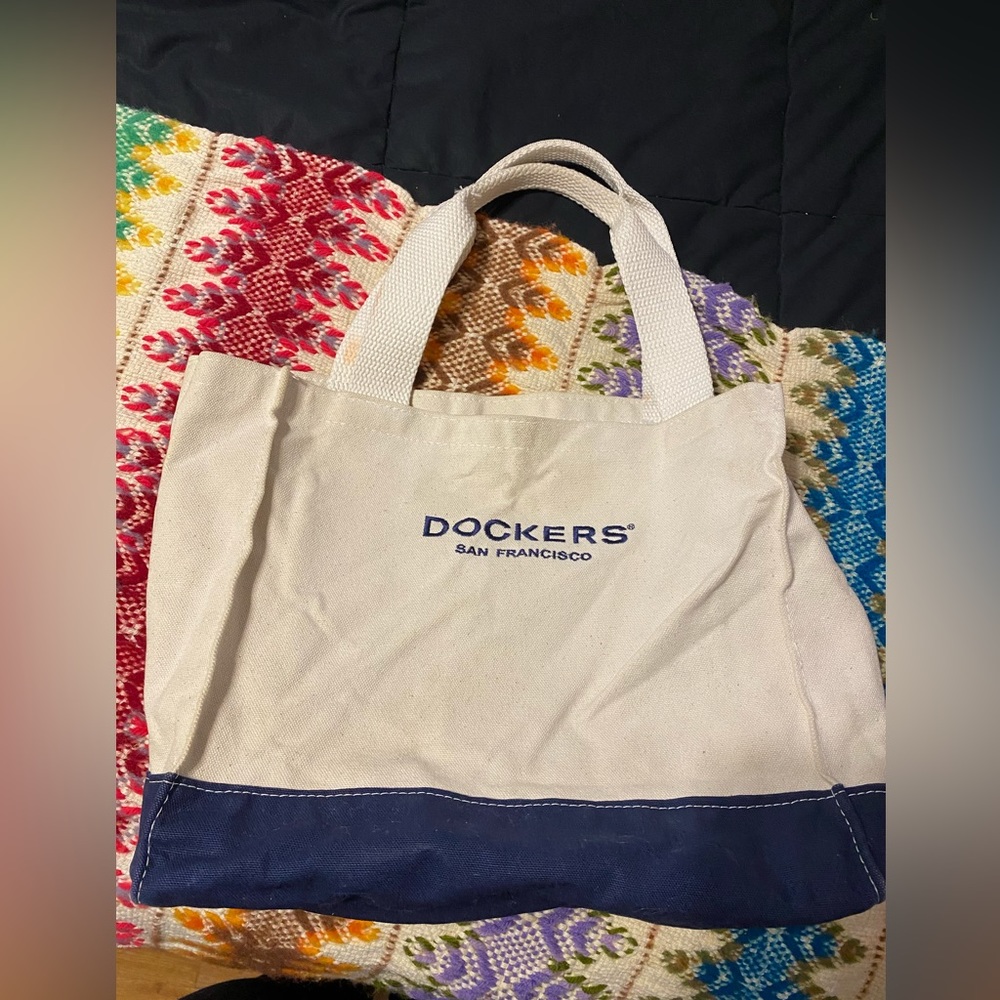 Vintage dockers small tote bag